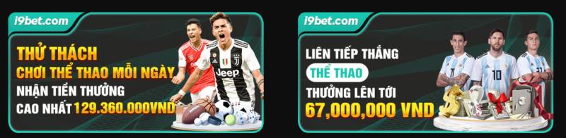 Khuyến Mãi i9bet 2025: Cơ Hội Nhận Thưởng Hấp Dẫn Nhất 3 Bảo hiểm cược thể thao