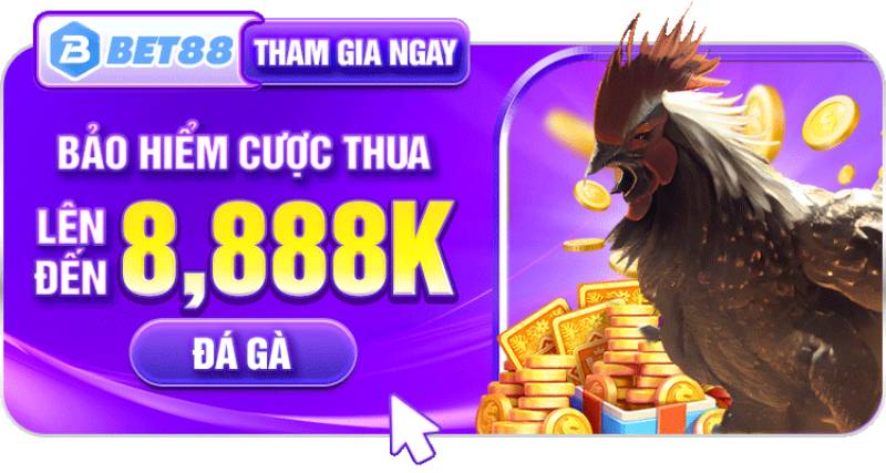Khuyến Mãi Bet88 Mới Nhất - Ưu Đãi Cực Chất, Thưởng Không Giới Hạn 4 Hoàn tiền bảo hiểm và bảo hiểm cược thua