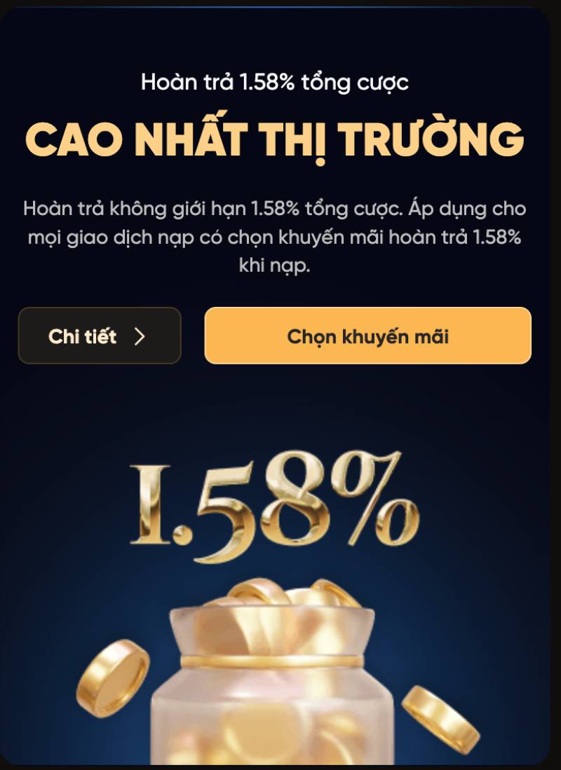 Khuyến Mãi Soc88 Mới Nhất Dành Cho Thành Viên Nạp Tiền 4 Hoàn trả 1.58% tổng cược – không giới hạn
