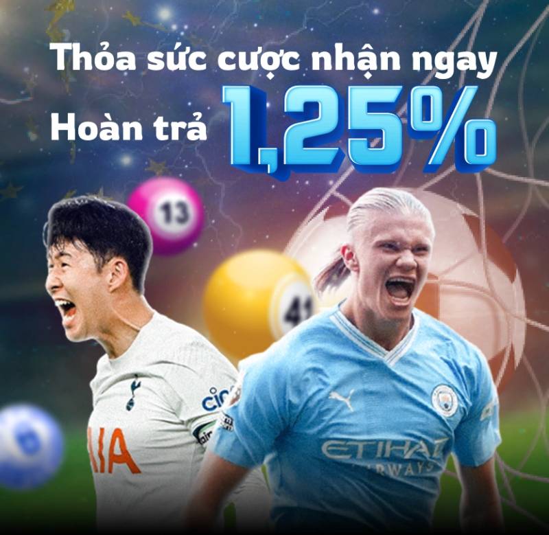 Tổng Hợp Khuyến Mãi Wi88 Hấp Dẫn Cho Mọi Thành Viên 5 Hoàn trả thể thao 1,25% – Không cần đợi cuối tuần