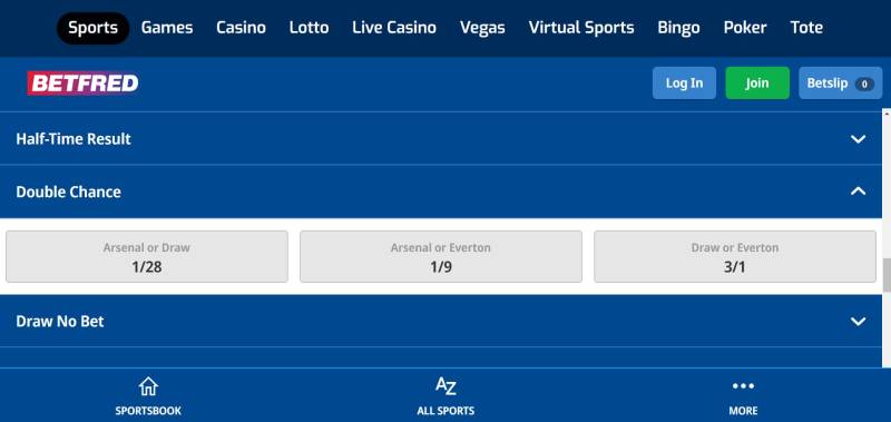 Hướng dẫn chi tiết cách đặt kèo double chance