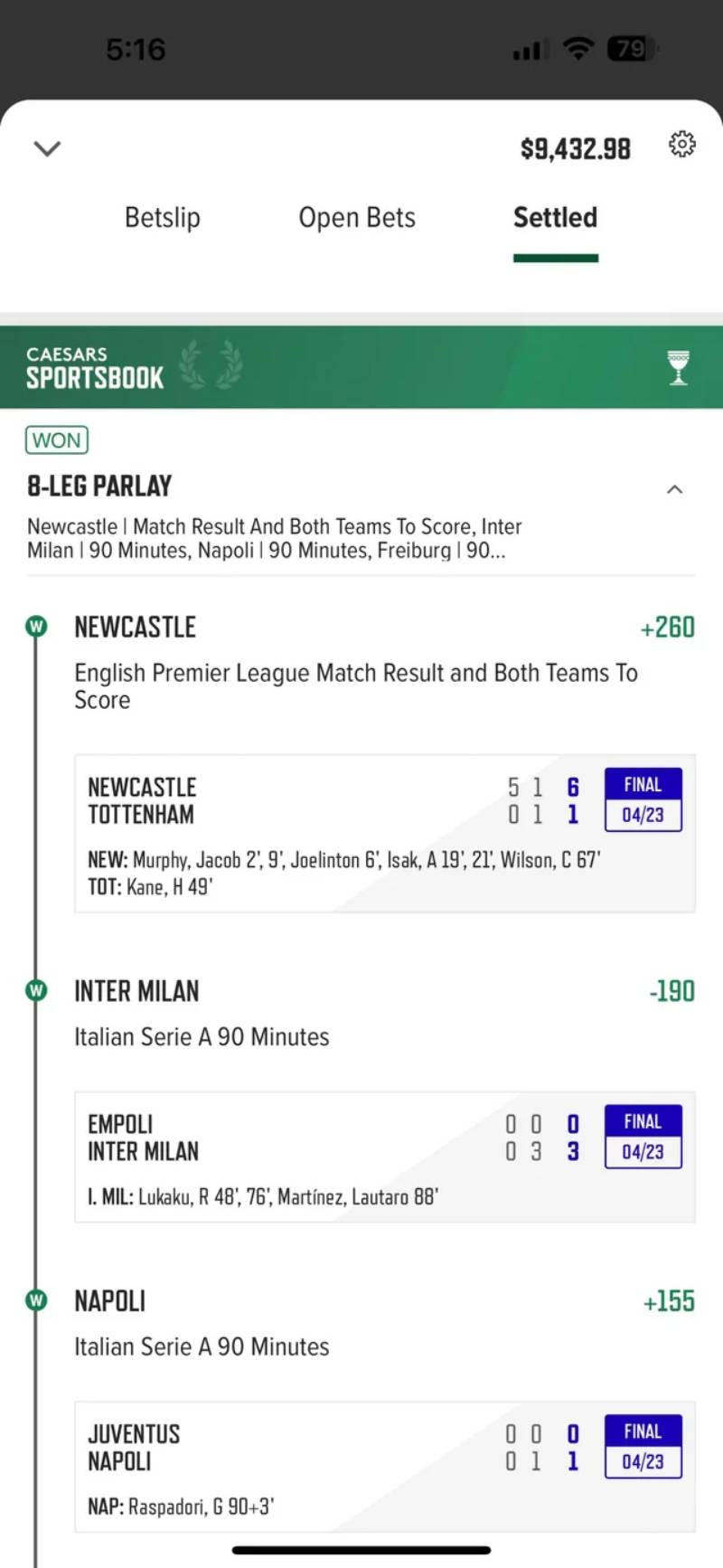 Kết hợp các giải đấu khác nhau 