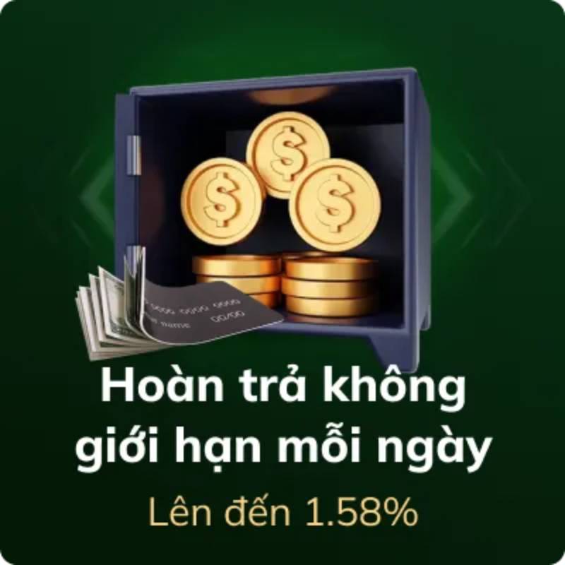 Nhận tiền hoàn đều đặn mỗi ngày không bị giới hạn