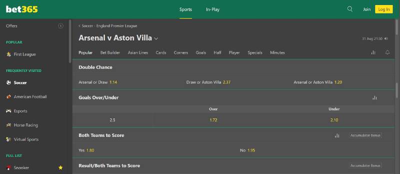 Phương pháp xác định tiền thắng thua trong kèo hai cơ hội