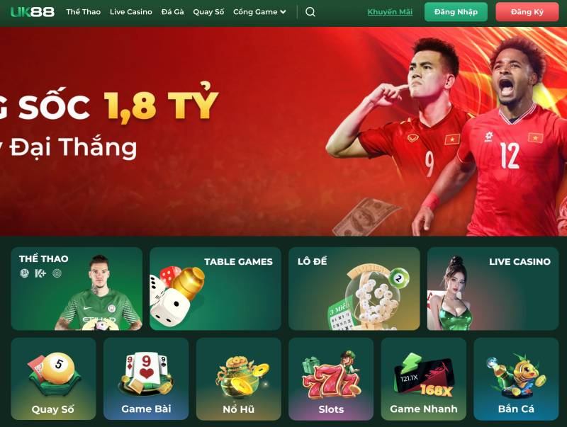 Khuyến Mãi Uk88 - Ưu Đãi Nổi Bật Và Cách Nhận Thưởng Hiệu Quả 1 Tổng quan về nhà cái UK88